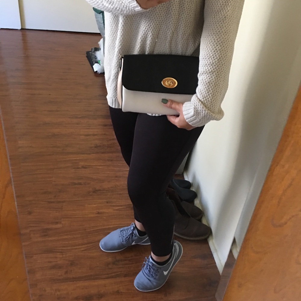 Authentic Coach Multicolor Leather Crossbody Purse - image 8